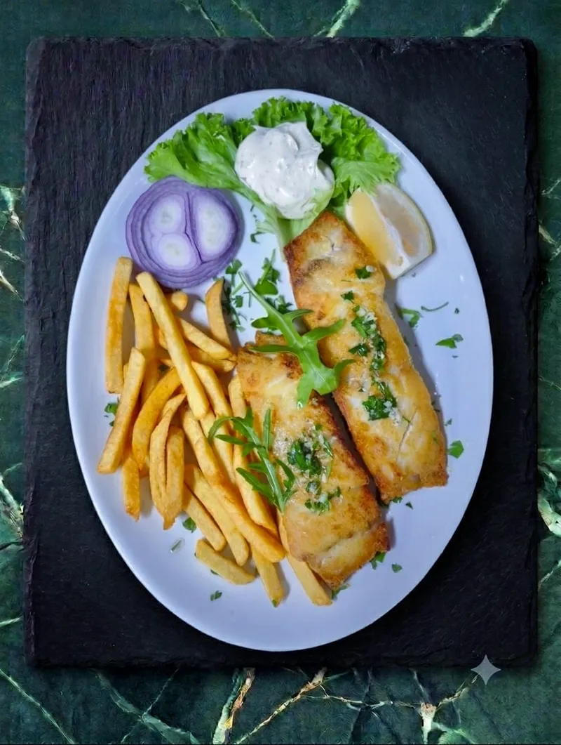 Viktoriaseebarschfilet mit Pommes